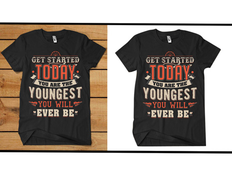 Clothing Background Change — before and after sample