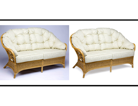 Furniture Background Change — before and after sample