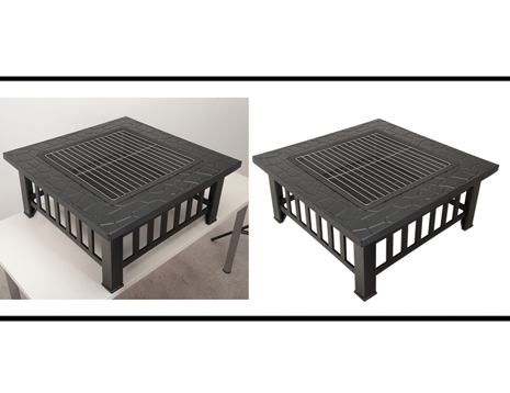 Furniture Background Change — before and after sample