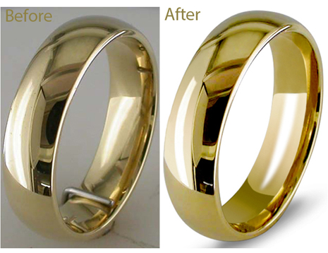 Jewelry Retouch — before and after sample