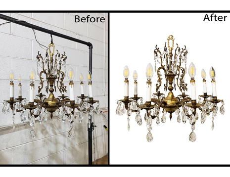 Background Change — before and after sample
