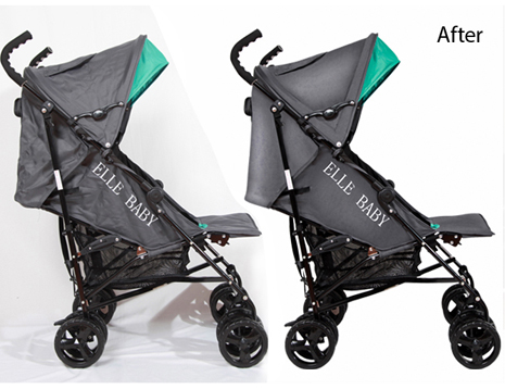 Retouching — before and after sample