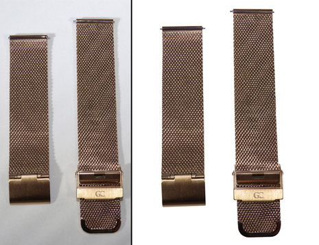 Watch Background Change — before and after sample